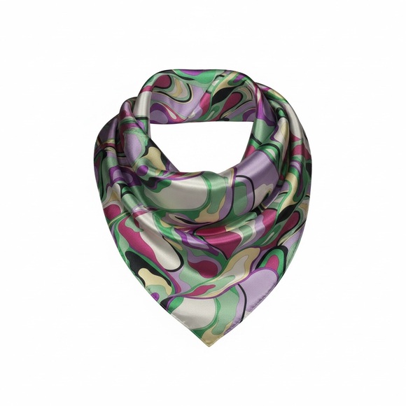 Vibrant Abstract Pattern Scarf - Picture 1 of 4